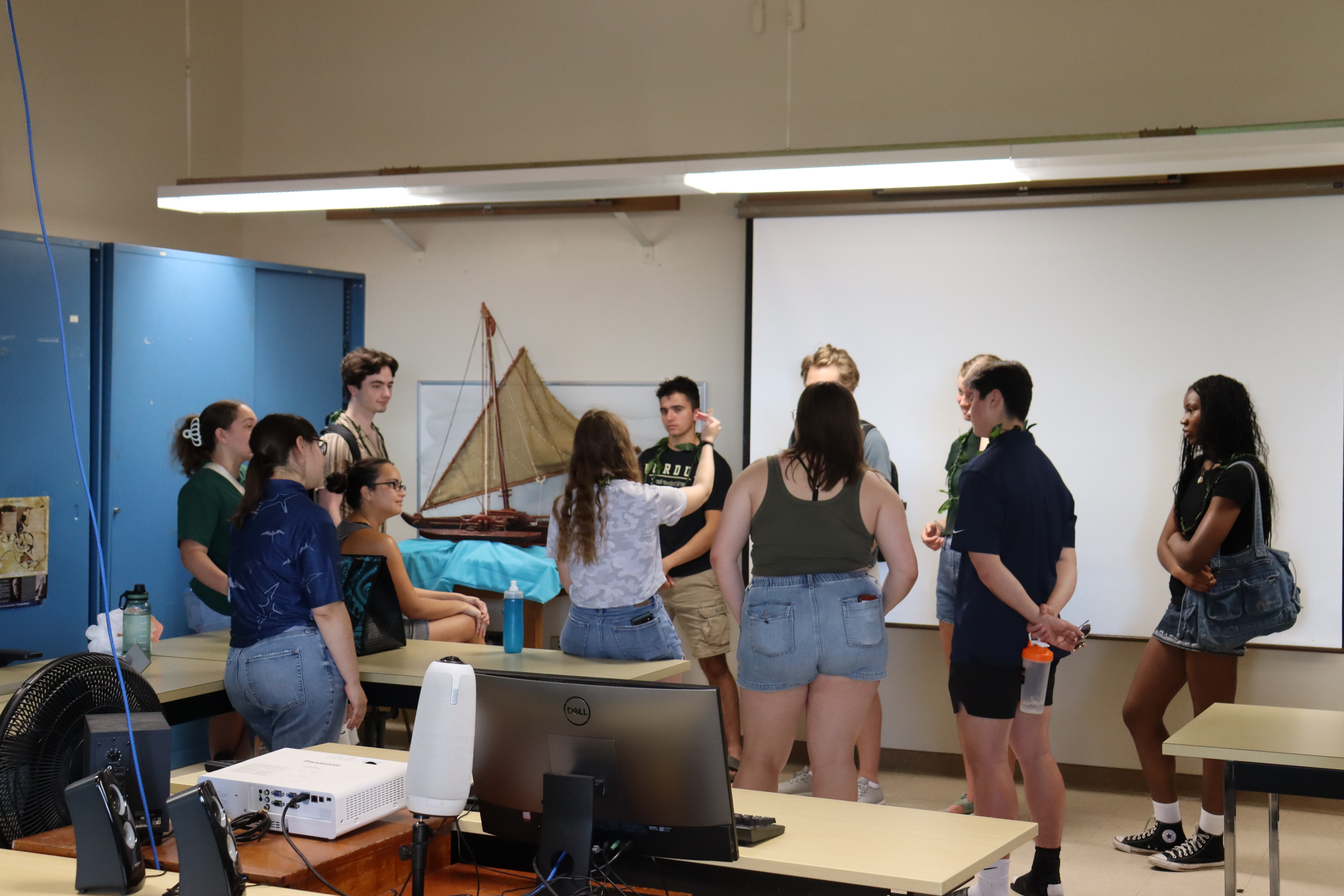 The Purdue and Hilo collaborators at a workshop at UH Hilo.
