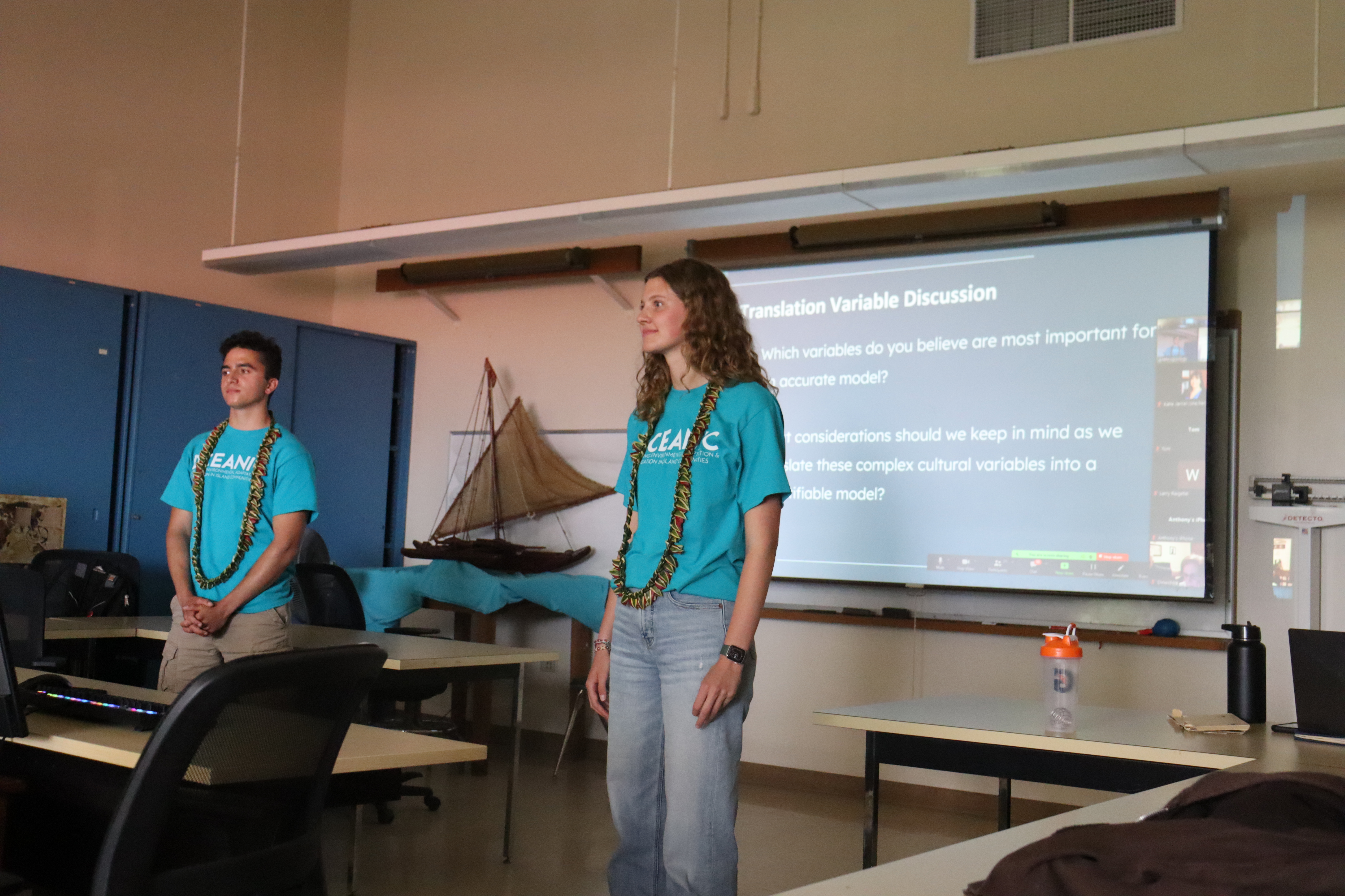 Gio and Marlo present at UH Hilo.